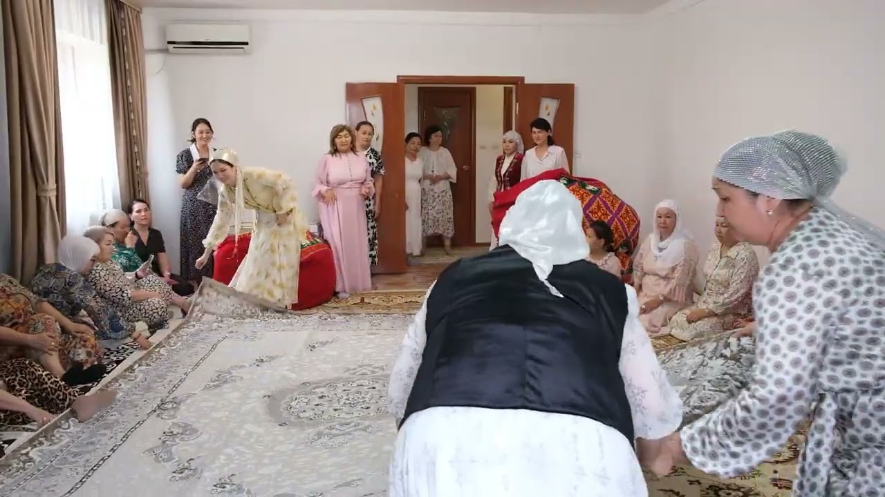 Құда қарсы алу және жүк корсету сәтті Нурбек Алтынгуль