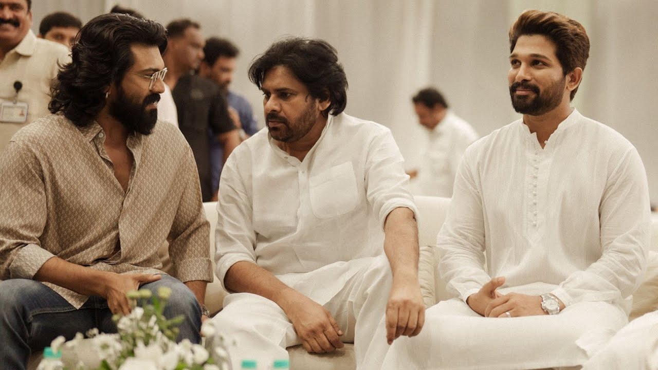 Ram Charan Conversation With Pawan Kalyan | Allu Arjun at Allu Kanakaratnam - Pedda Karma