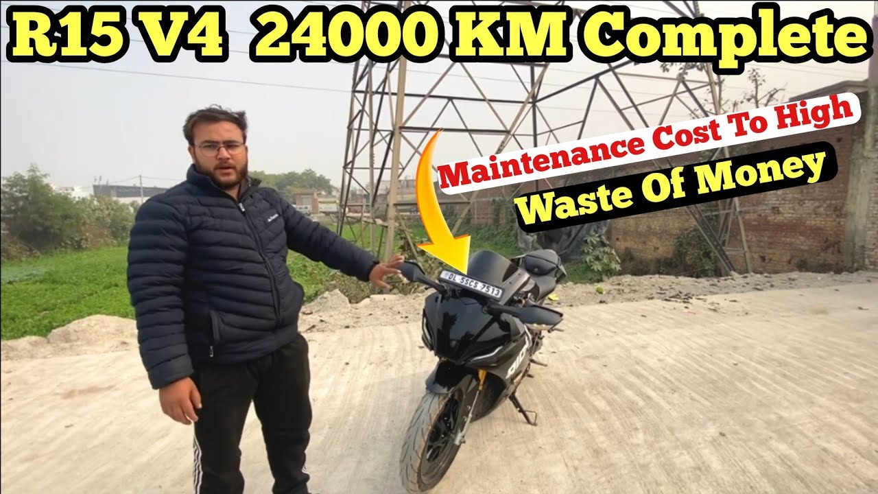 YAMAHA R15 V4 Ownership Review || 24000 KM Running Complete कंपनी से ये उम्मीद नहीं थीं Satisfaction