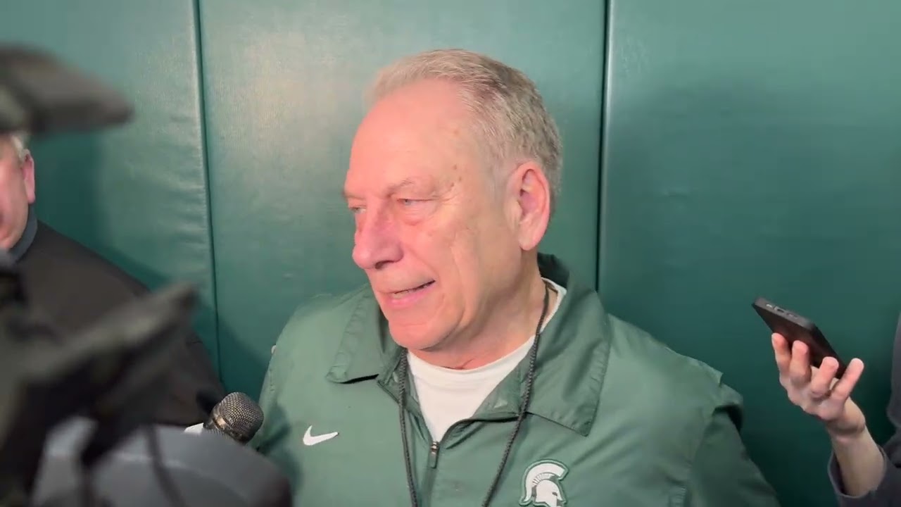 Michigan State coach Tom Izzo | Post-Practice | Pre-Ohio State