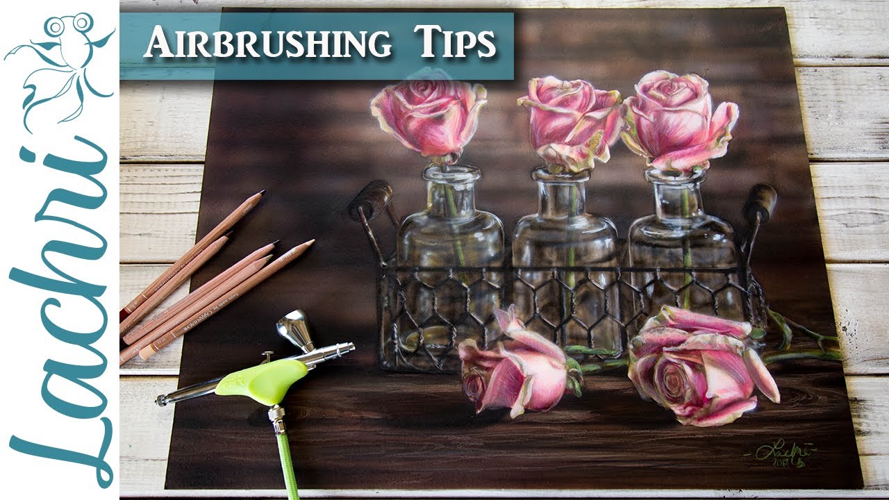 Airbrushing Tips - Grex Airbrush Setup & Demo - Lachri