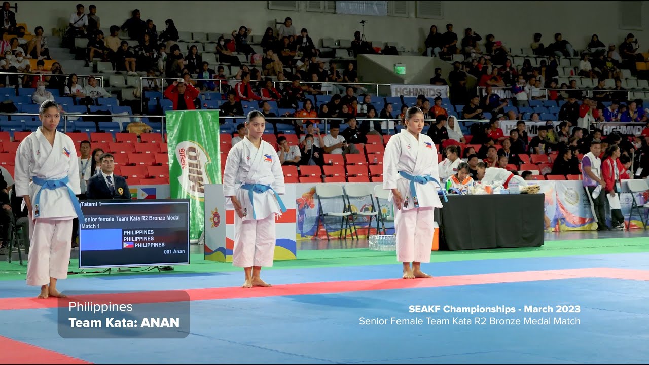 ANAN - Team Kata and Bunkai - Philippines | SEAKF 2023 Senior Female Team Kata