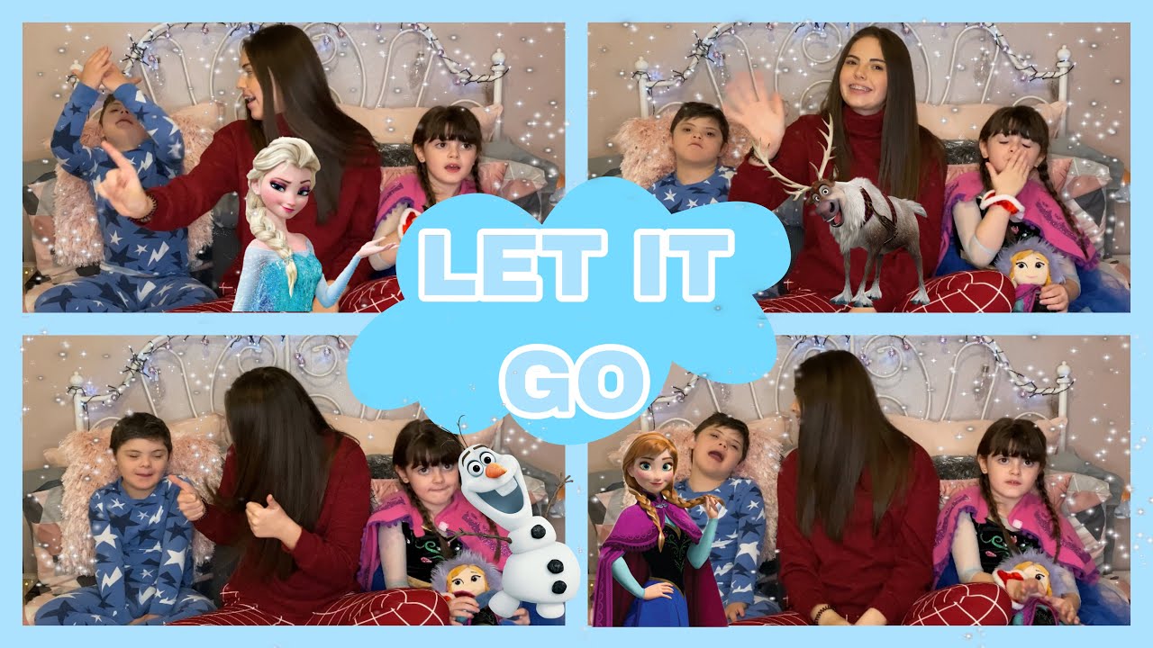 Frozen Let it go in Makaton/BSL | Isabella Signs