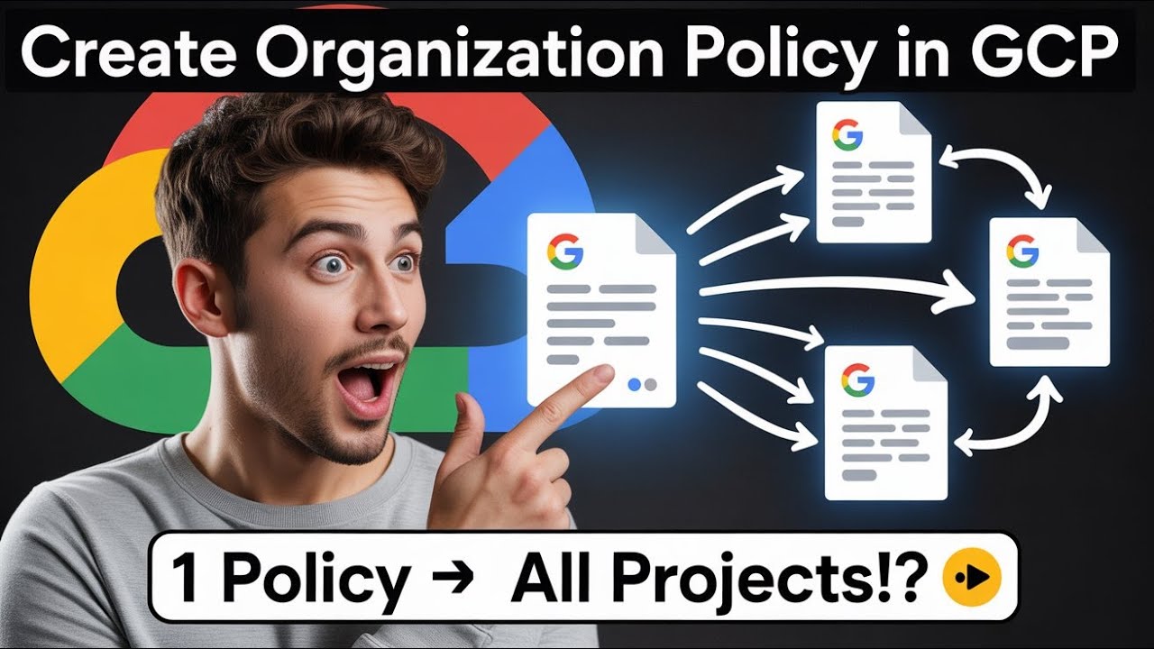 Create Your First GCP Organization Policy | Disable Service Account Key Creation 🔒