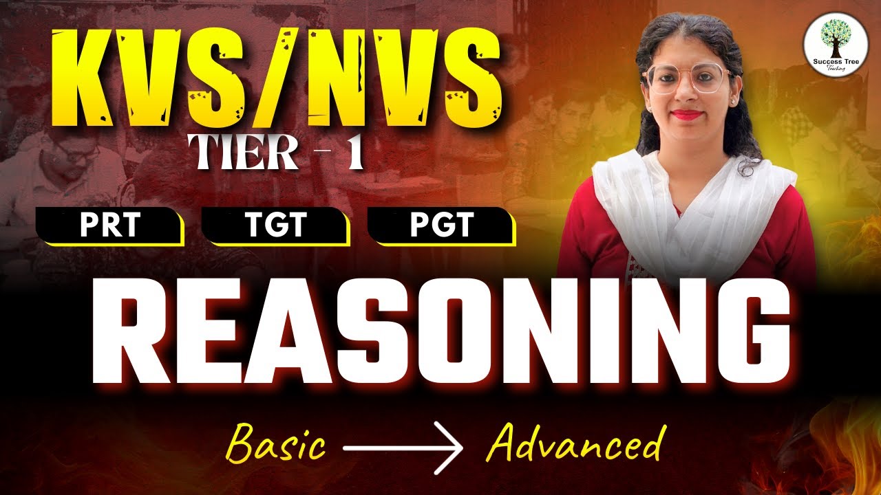 KVS/NVS 2025 - Tier 1 | Reasoning | PRT | TGT | PGT | By - Harjeet Ma'am