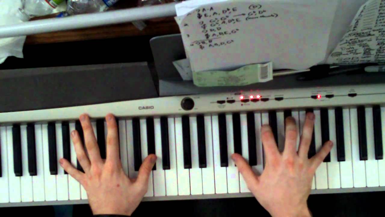 How to play I Will By Radiohead on Piano (tutorial)