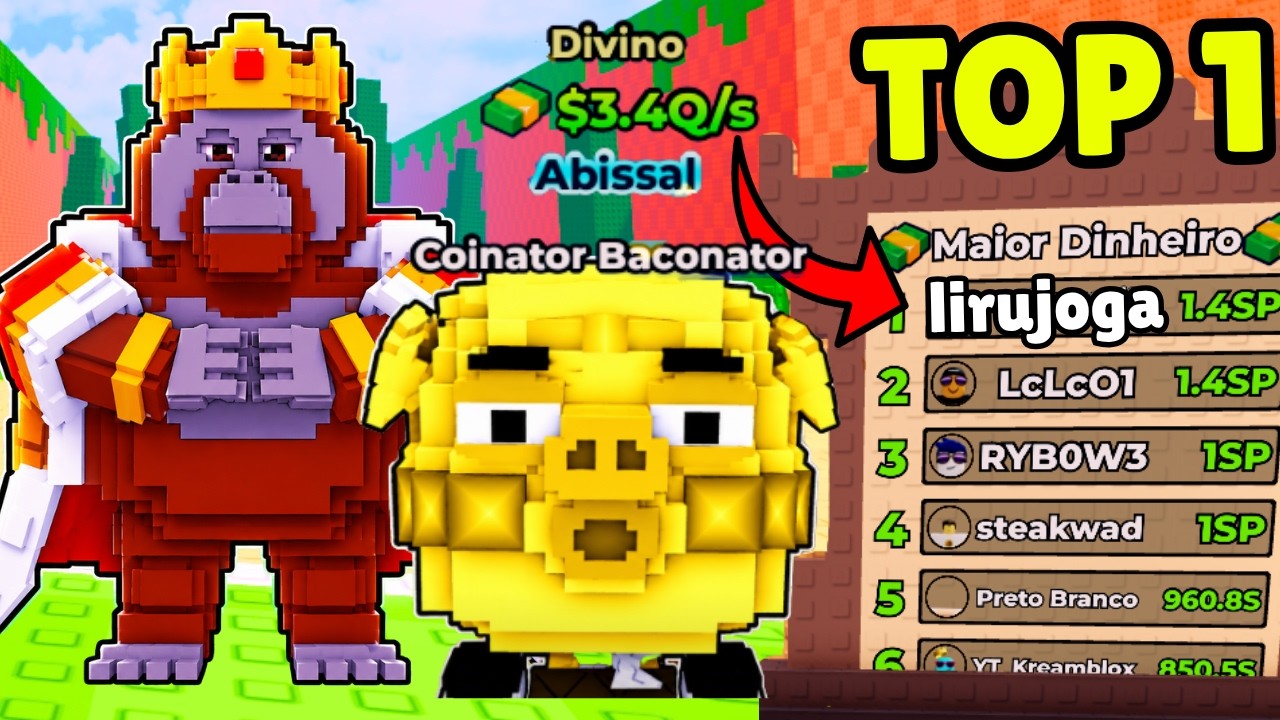 ESSE BRASILEIRO TEM O MELHOR ABYSSAIS CHUTE LUCKY BLOCKS