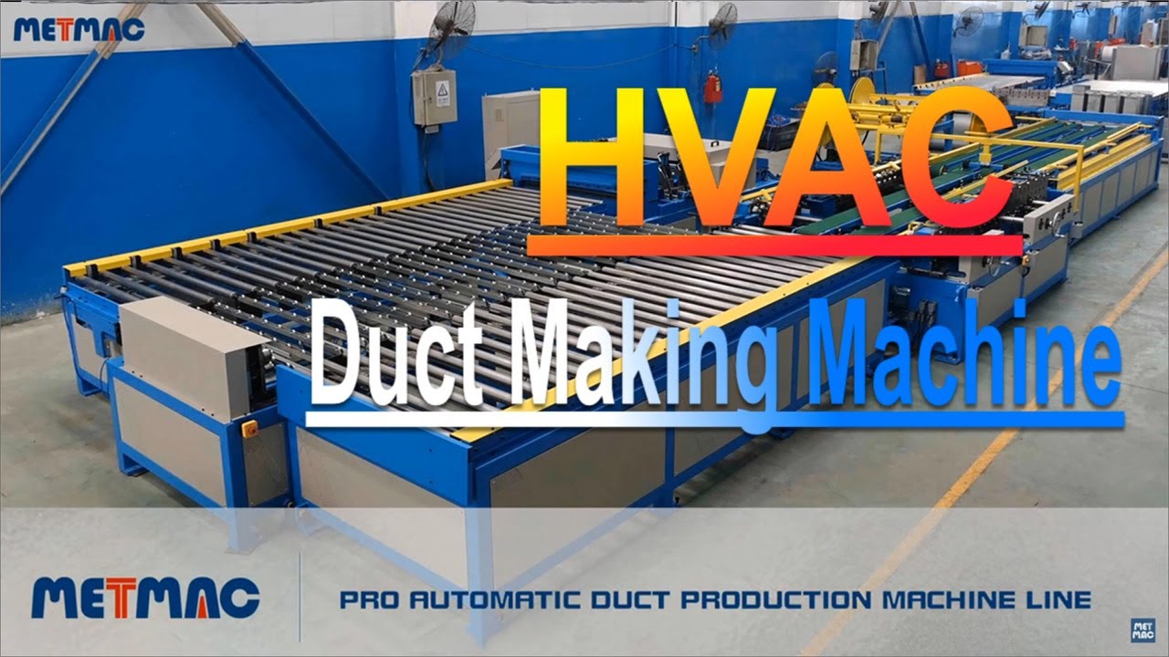 HVAC Air Duct Making Machine | Rectangular Duct Manufacture Line