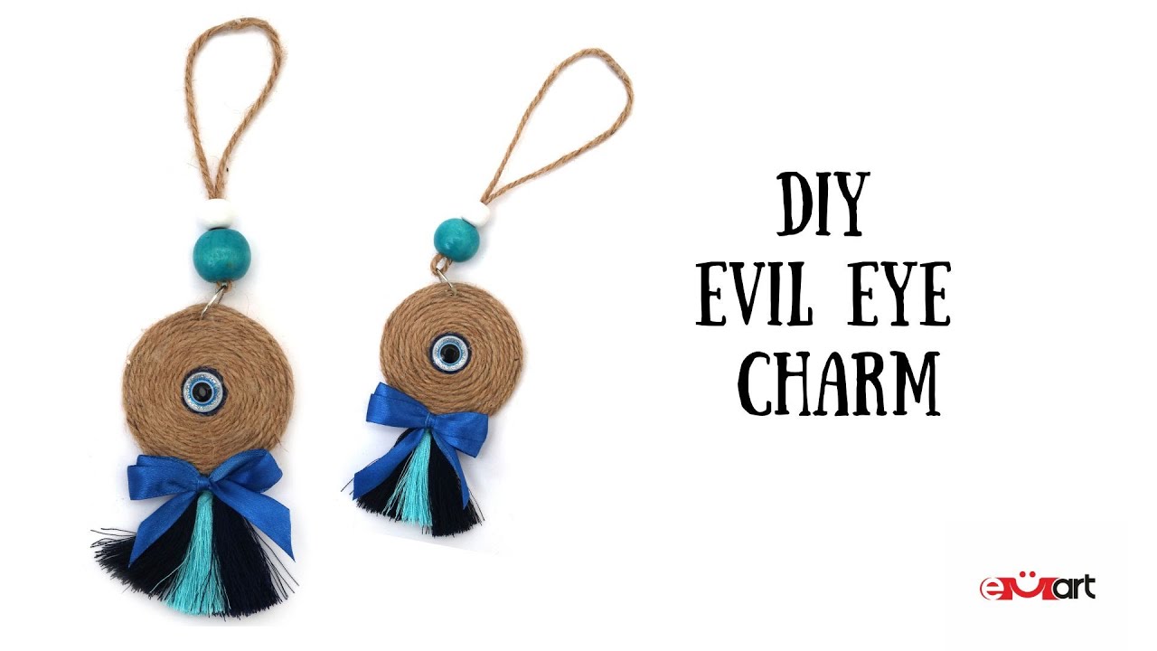 DIY Evil Eye Charm - Easy Tutorial