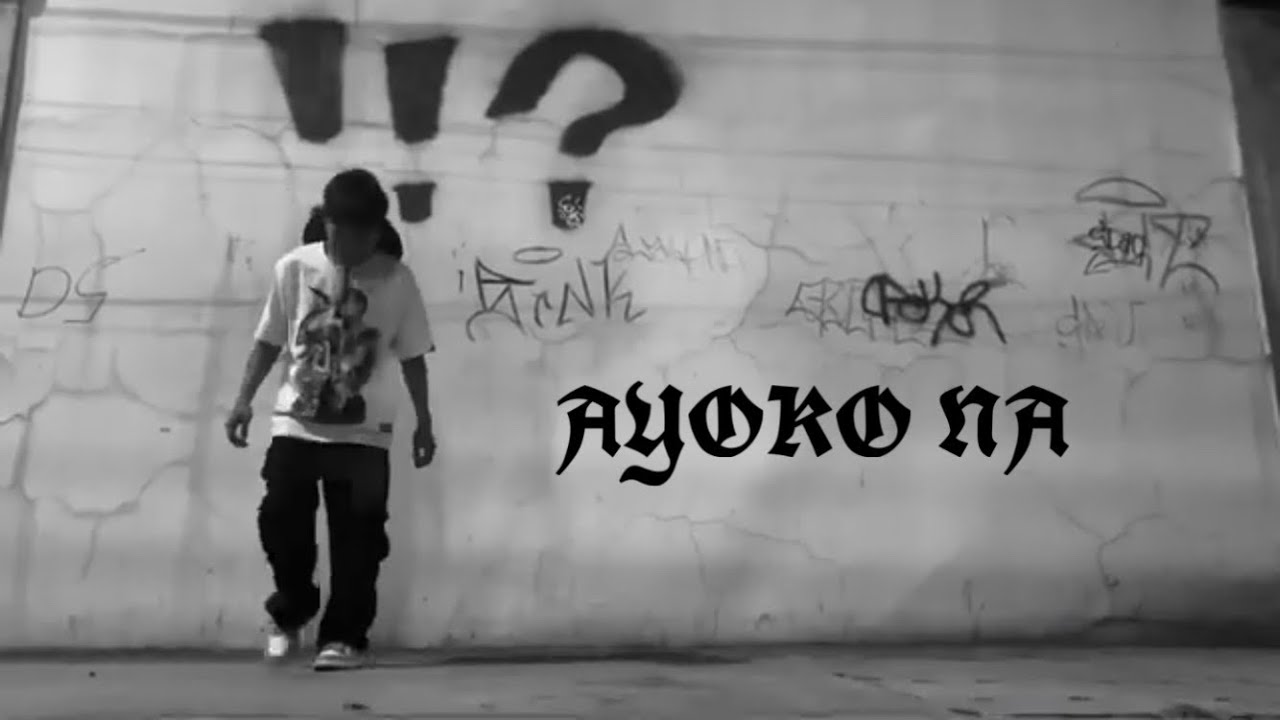 Mc $ilence - AYOKO NA (Lyrics Video)