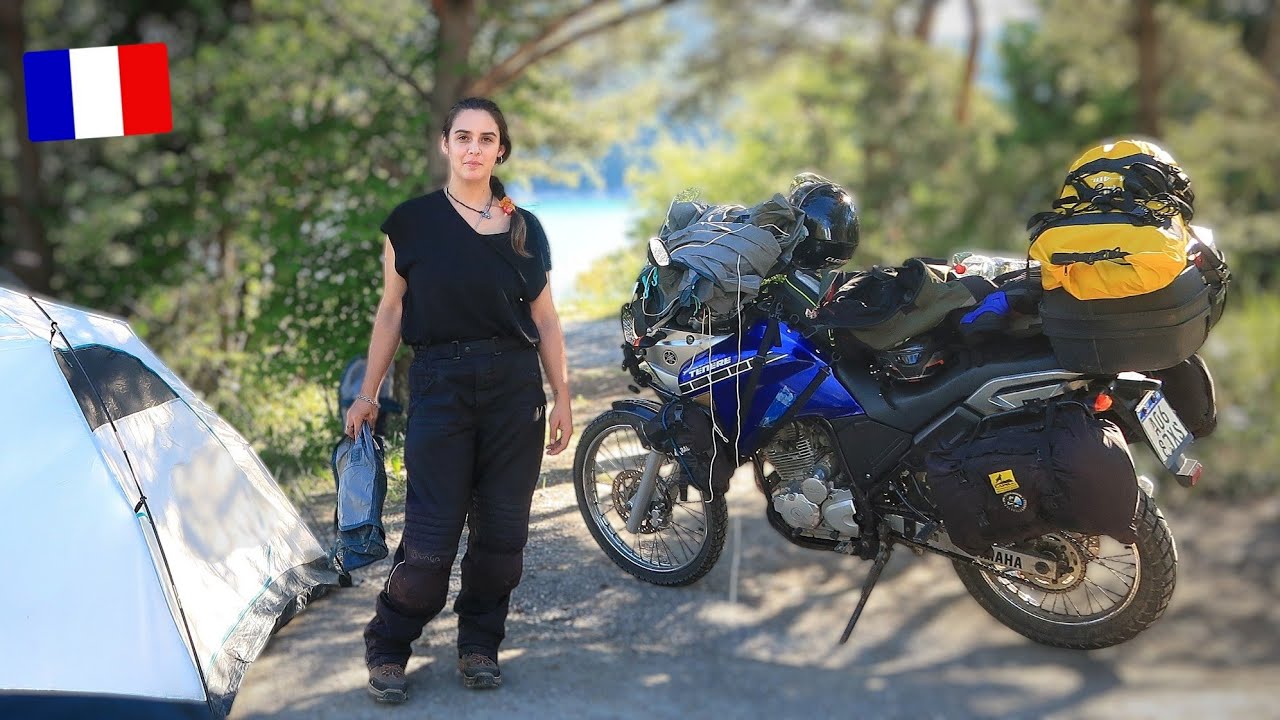 ACAMPE LIBRE en Francia: NO ESPERÁBAMOS ESTO❗️🇨🇵 | Vuelta al mundo en moto 🌍 - E131