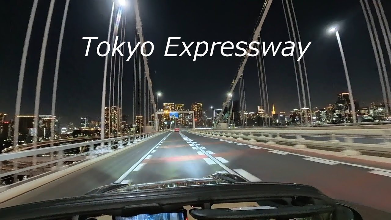 Cold Nights , Hot Flat Six-Tokyo Expressway Drive in a  981 Boxster S
