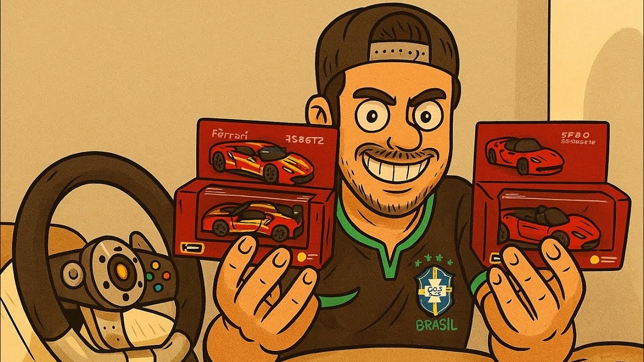 Carrinho de controle remoto Ferrari F1 - Shell