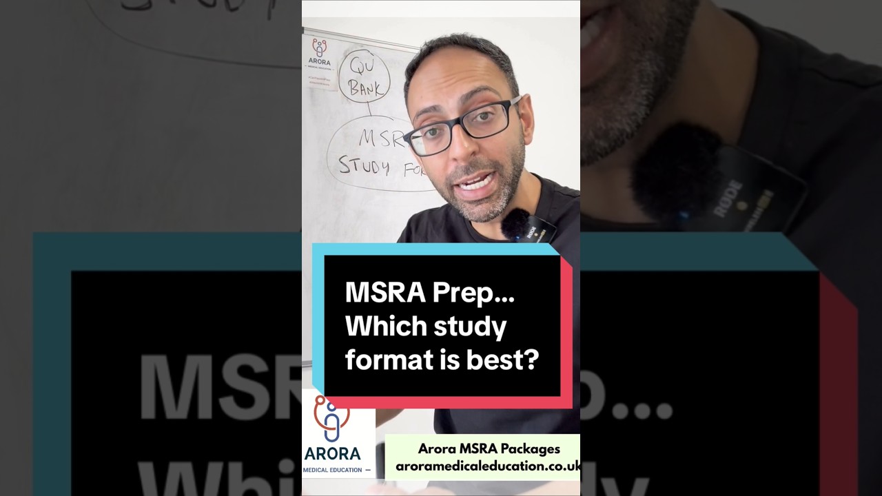Which study format is best for MSRA.&hellip; #msra #msraexam