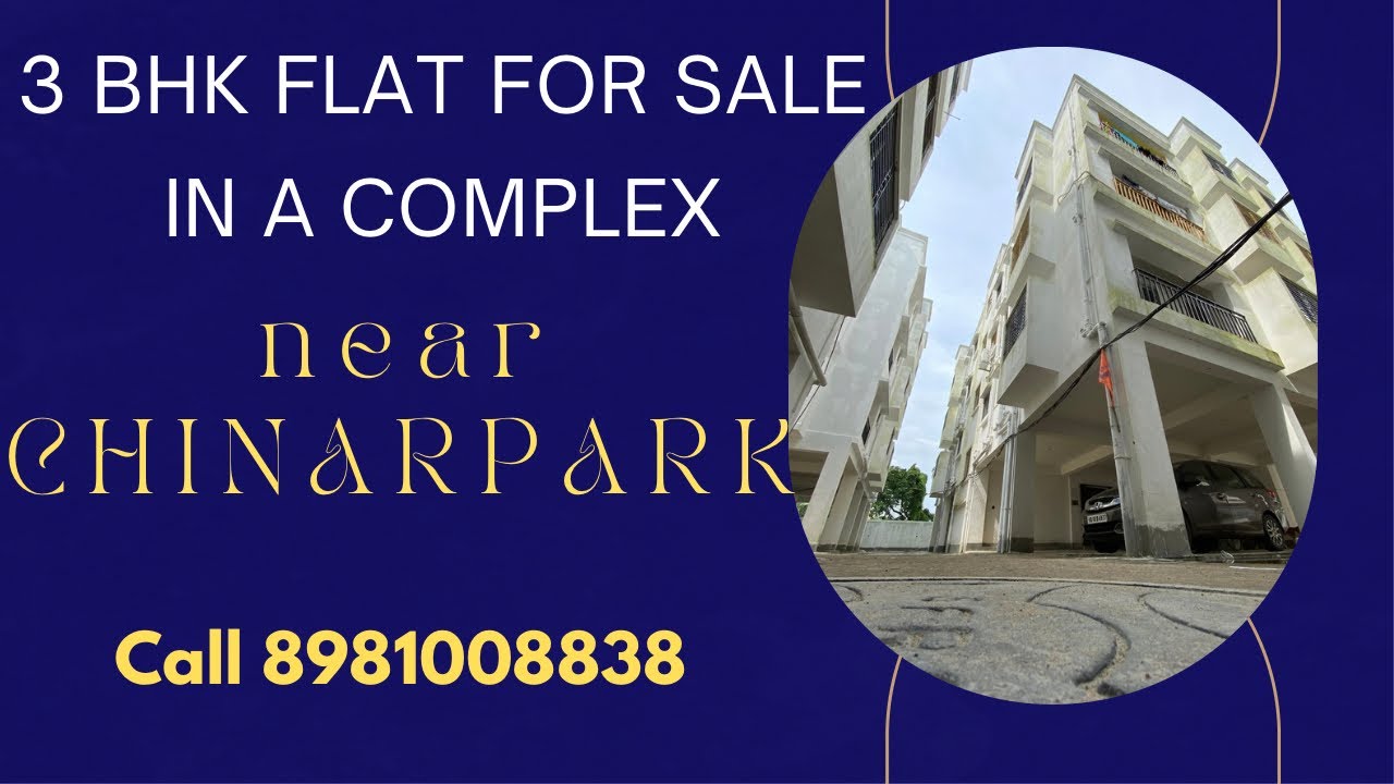 3BHK Flat available in a COMPLEX near CHINARPARK under BMC plan. Call Monika 8981008838 for more