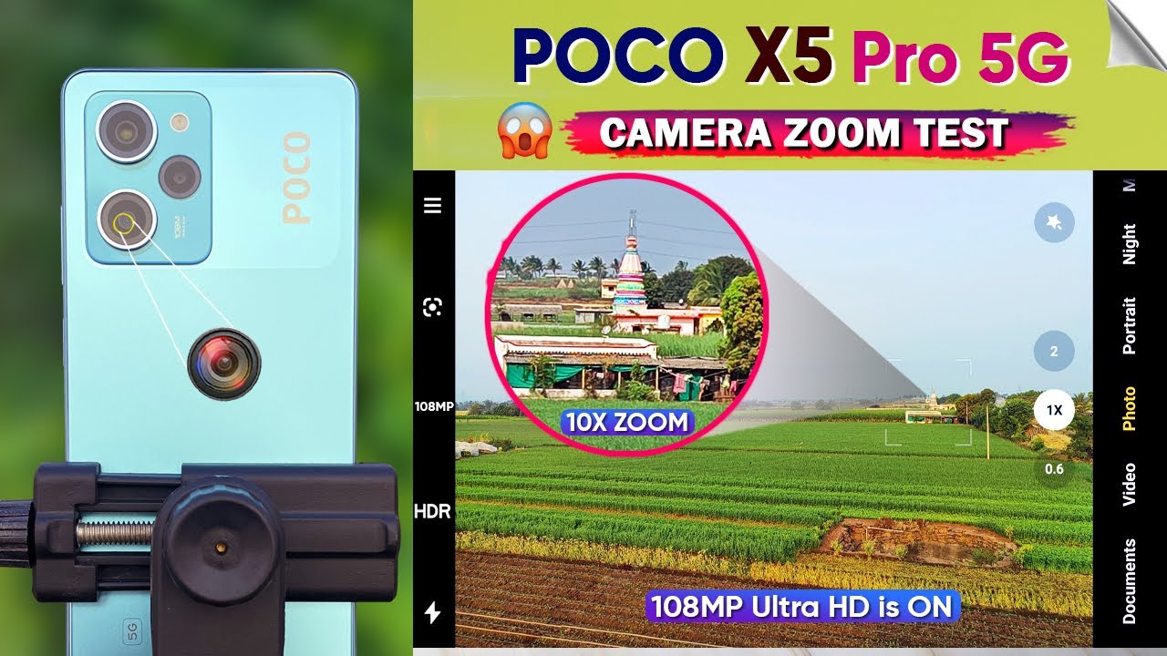 POCO X5 Pro 5g Camera Zoom Test | 108MP Camera Test Video Quality | Poco X5 Pro 5g Camera Test