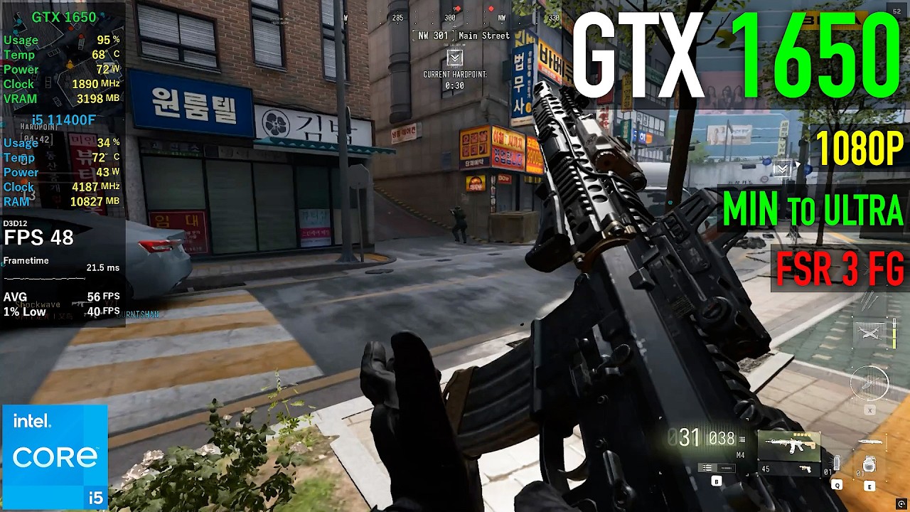 GTX 1650 - Call of Duty: Modern Warfare 4 - Performance Tested (Playable?)