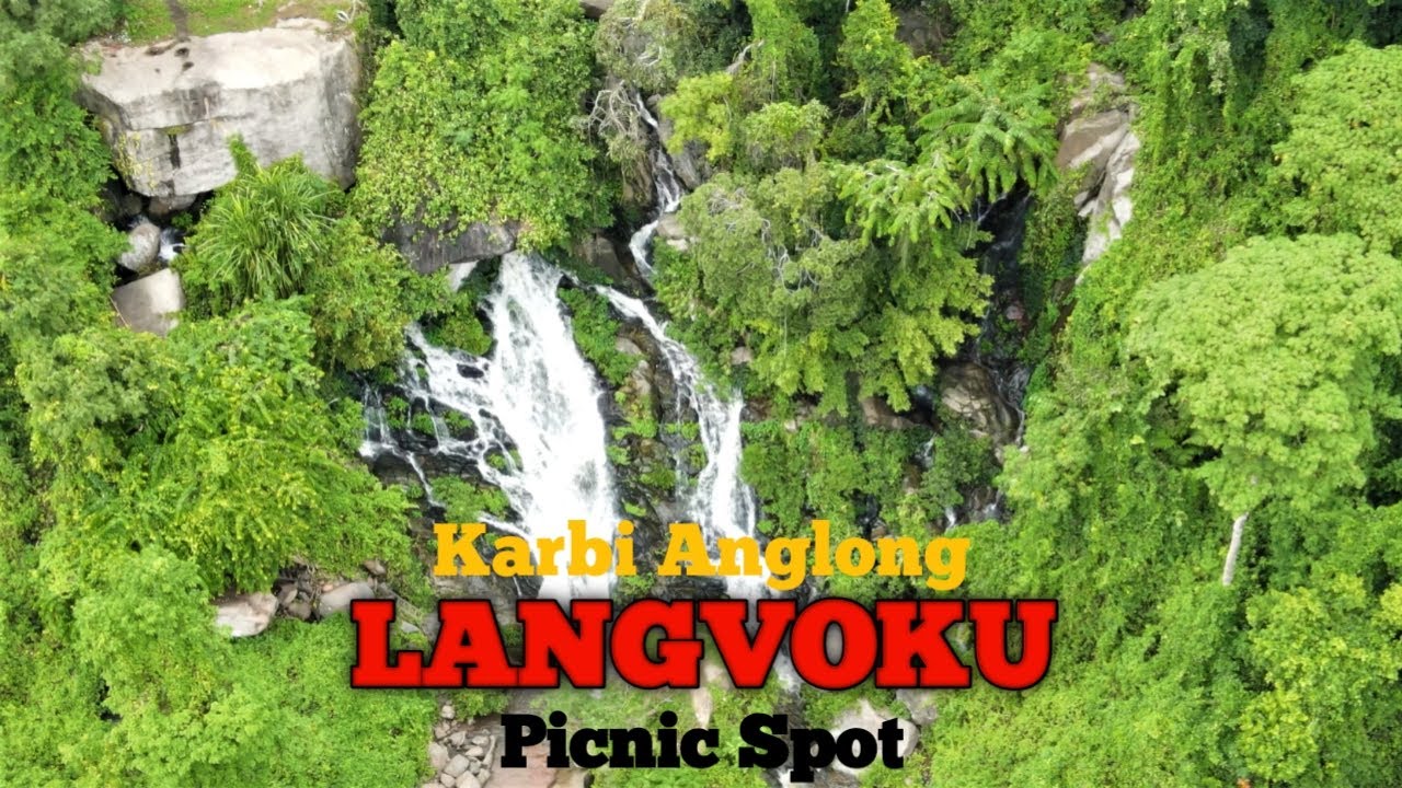 Langvoku Waterfalls l Langvoku area l Picnic spot l Lankvoku l Drone shots l Aerial view l Manja