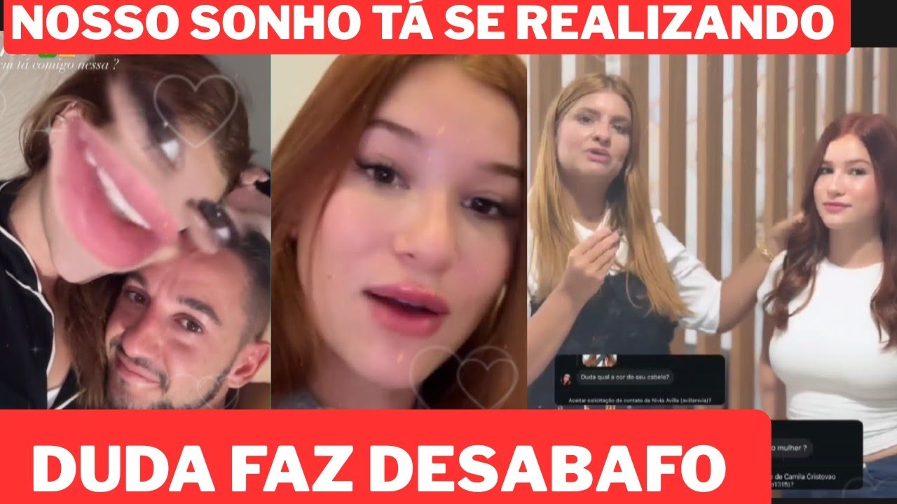 DUDA FAZ DESABAFO E FALA SOBRE SEU RELACIONAMENTO COM MESQUITA 