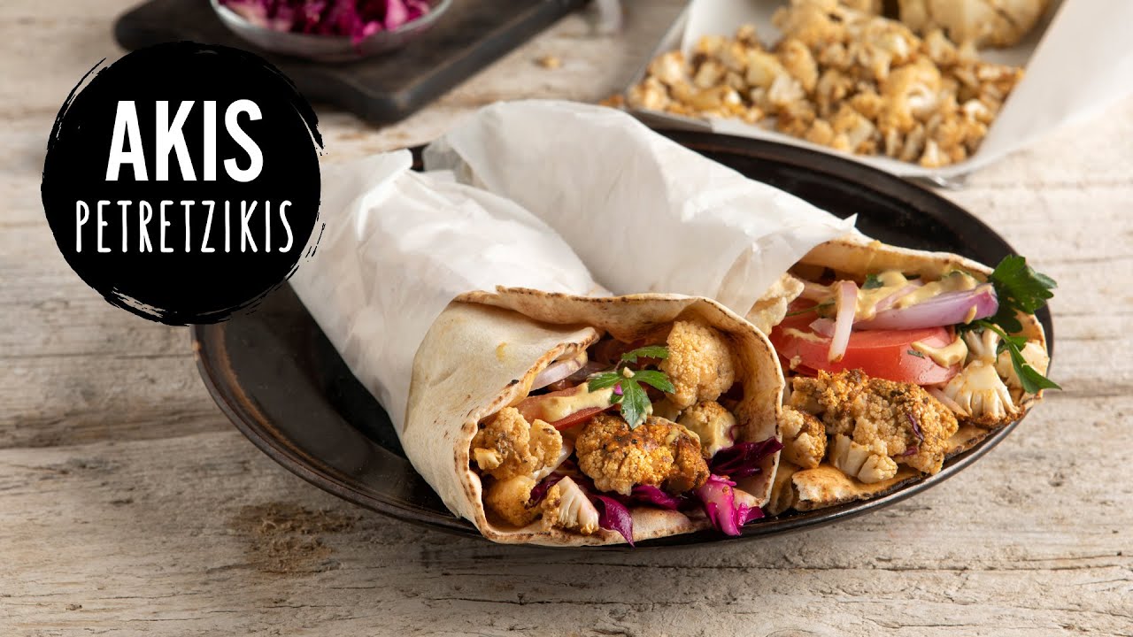 Vegan Cauliflower Gyros | Akis Petretzikis
