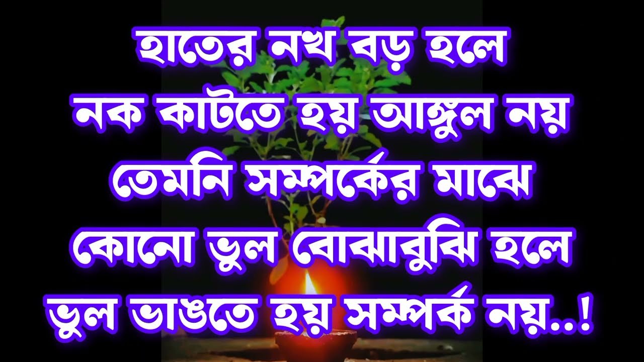 সম্পর্কের মাঝে ভুল বোঝাবুঝি হলে ?#inspirationalquotes #trending #motivationalspeech  #viralvideo 