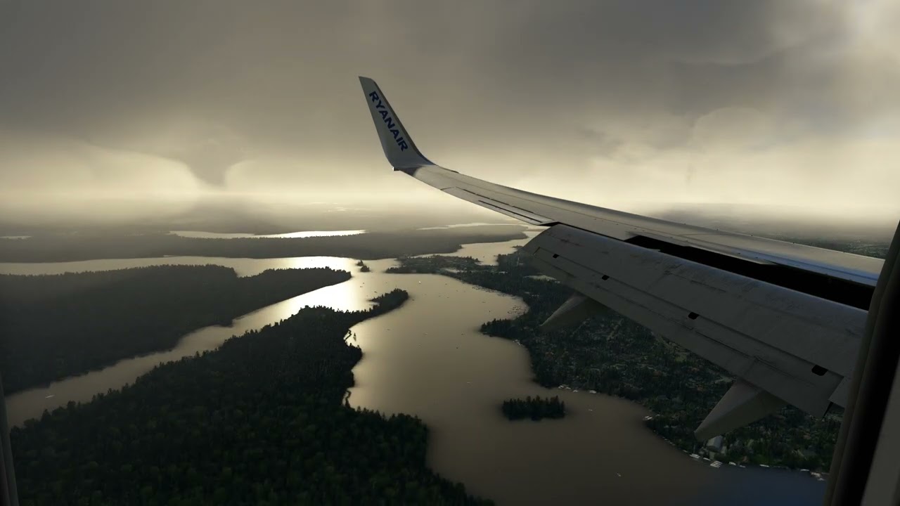MSFS2020 Ryanair B738 Landing EDDB 25R Berlin Brandenburg