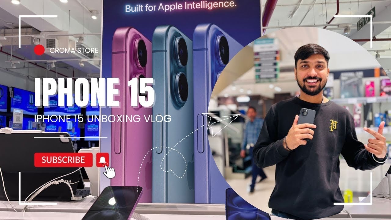 I Bought Brand New IPhone 15 Black | Unboxing IPhone 15 | Travel With Rajat |