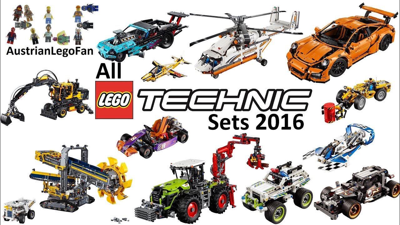 All Lego Technic Sets 2016 - Lego Speed Build Review