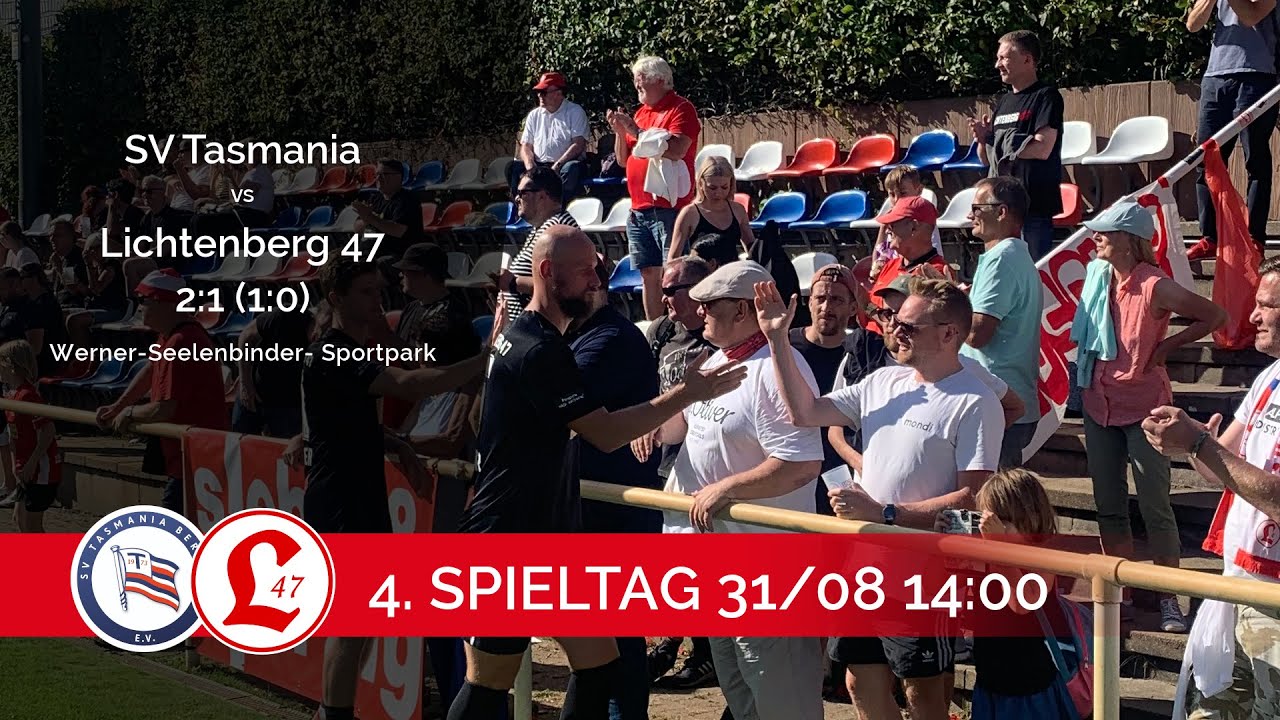 Spielszenen SV Tasmania - Lichtenberg 47 2:1