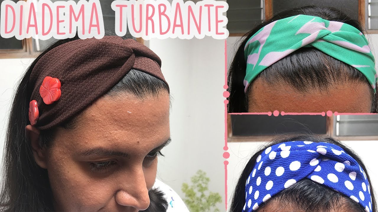Cómo coser una diadema turbante en 10 minutos.