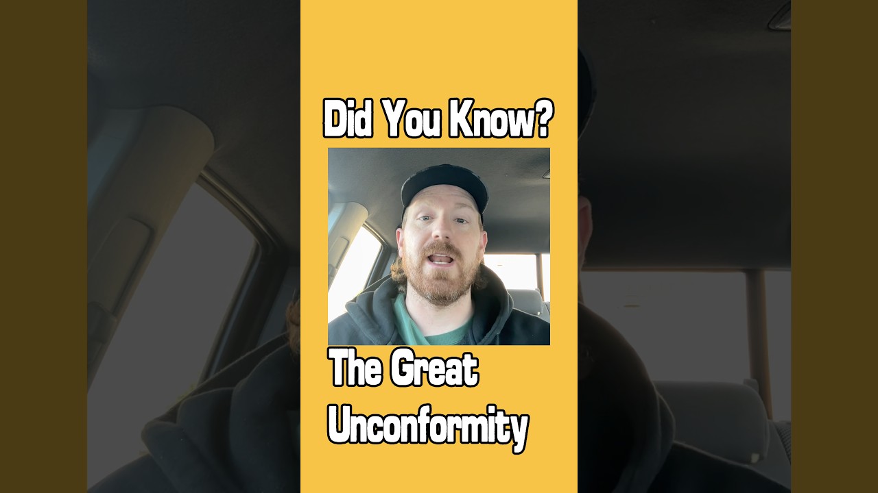 Great Unconformity Fun Fact #geology #science #earthscience