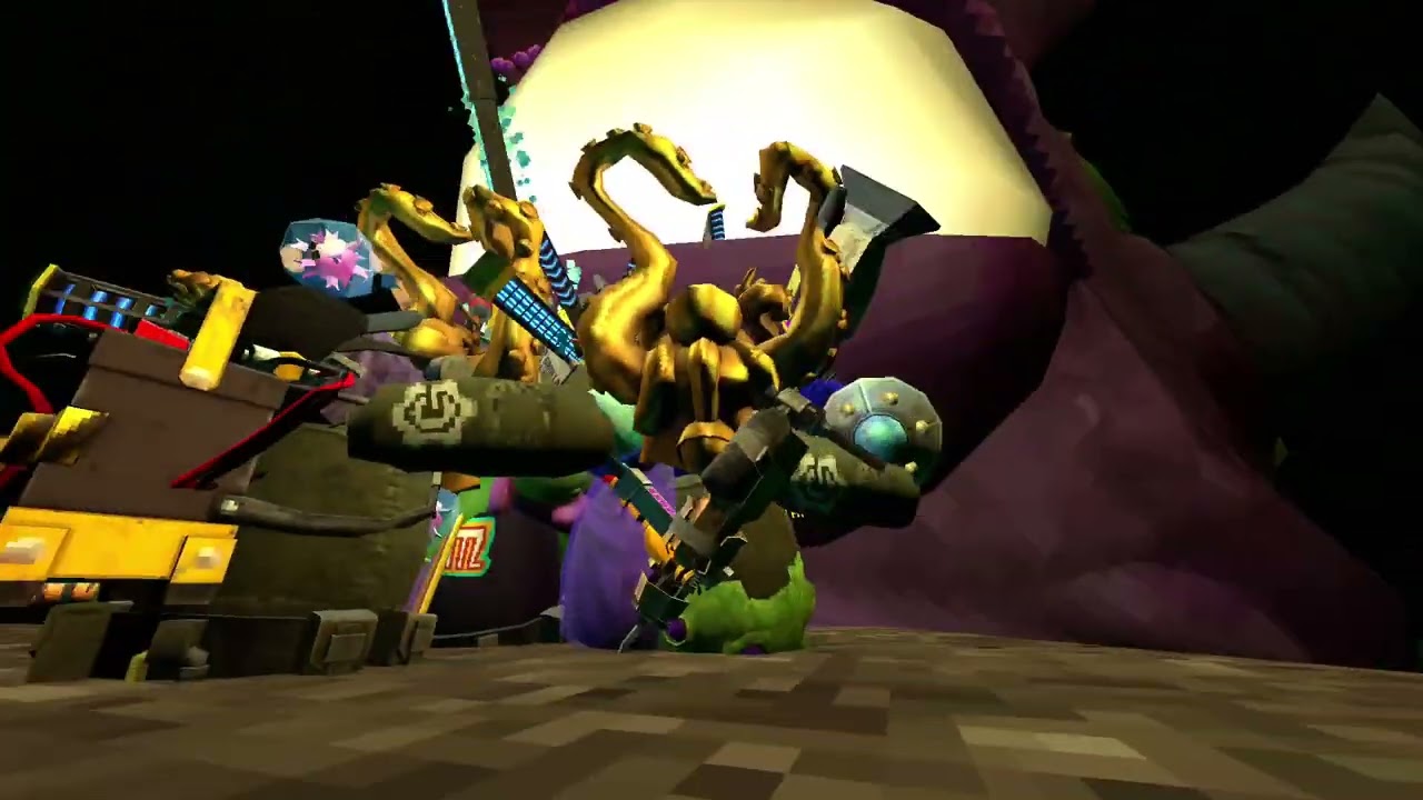 We beat 30,000 Meters boss Fight in gorilla tag Gorilla tag And I think we beat the record