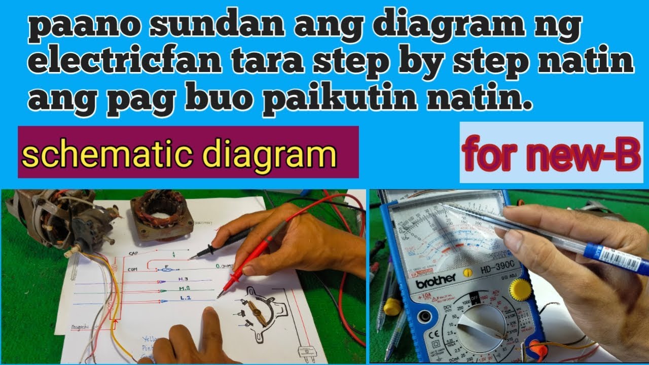 Schematic diagram electricfan paano sundan Tara turuan kita sabay assemble narin JM tutorial.