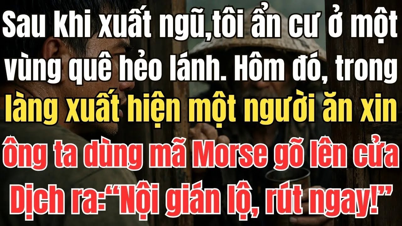 Sau khi xuất ngũ, tôi ẩn cư ở một vùng quê hẻo lánh. Hôm đó, trong làng xuất hiện một người ăn xin