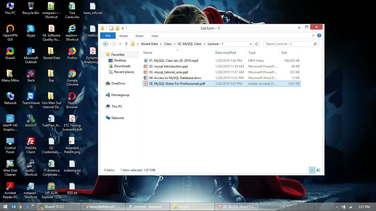 02. Basic Concepts of MySQL Database (Data Types)