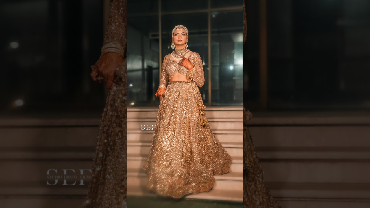 My Dreamy WEDDING Dress & Makeup 🧿💑 🎊 #priyaashiweddimglook #priyaashiweddingmakeup #mybridaldress