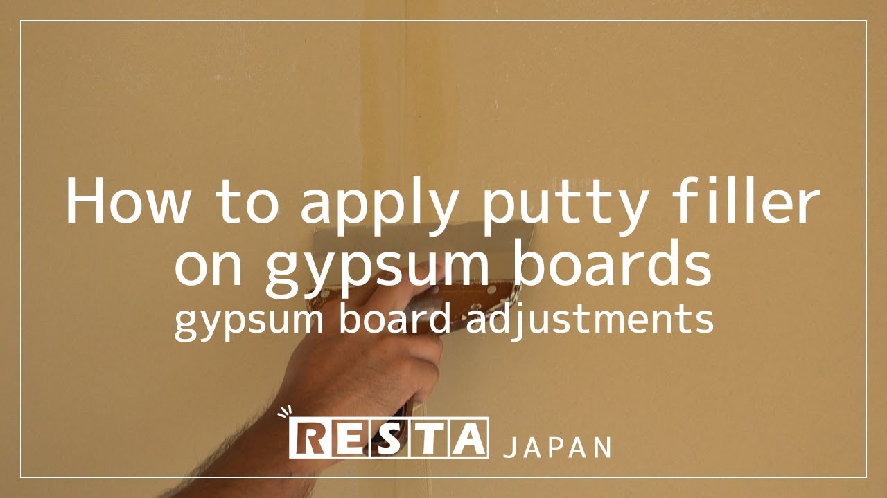[DIY] How to apply putty filler on gypsum boards gypsum board adjustments
