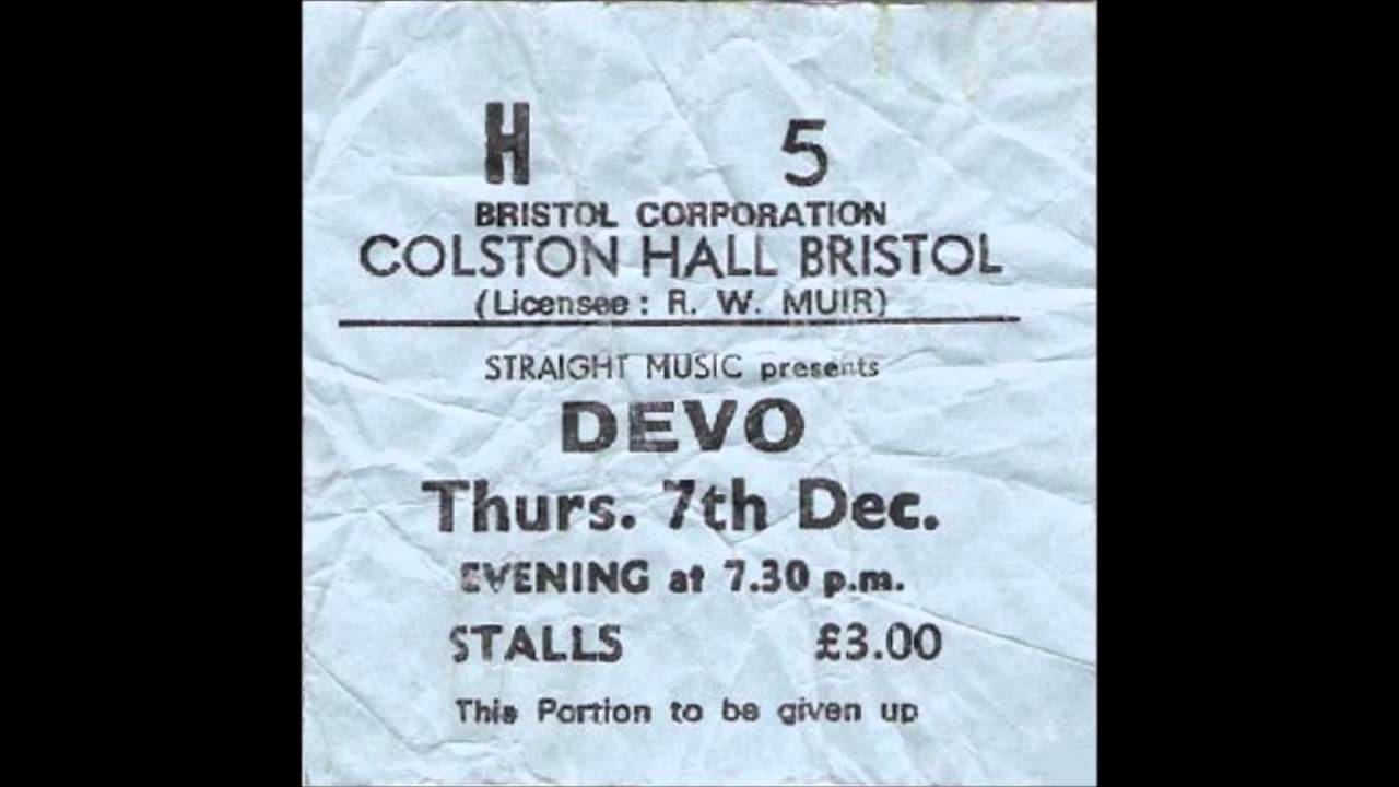 DEVO - live in Bristol, England 1978-12-07