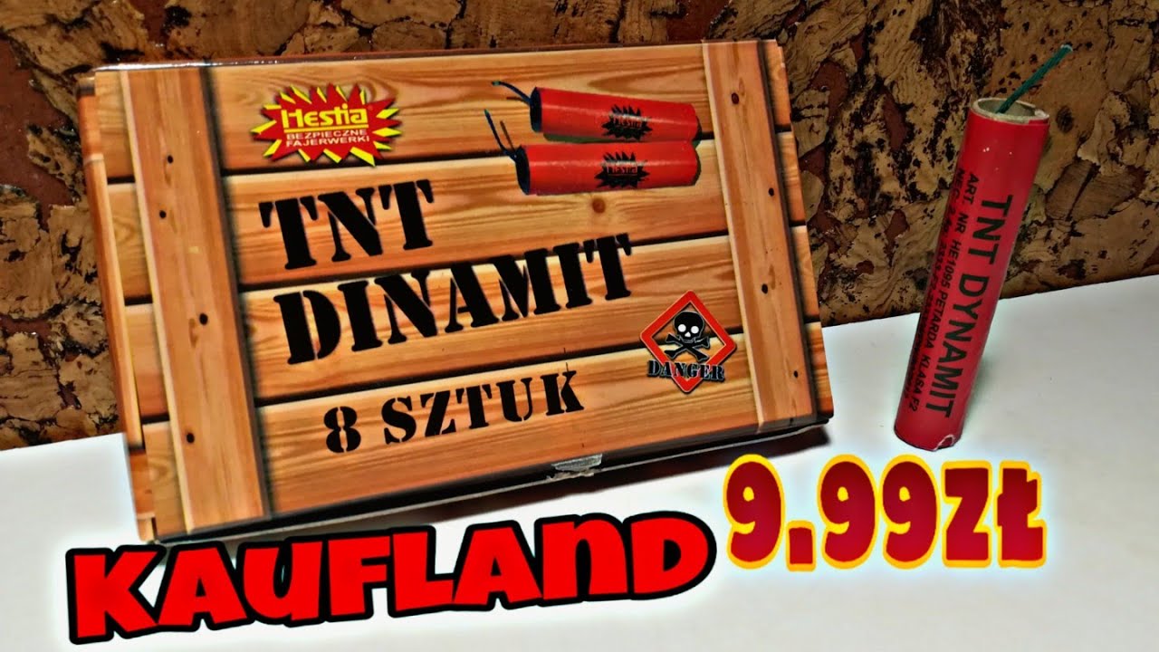 🔥 FAJERWERKI Z MARKET&Oacute;W 🔴 TEST PETARD TNT DYNAMIT z Kauflanda od Hestii!