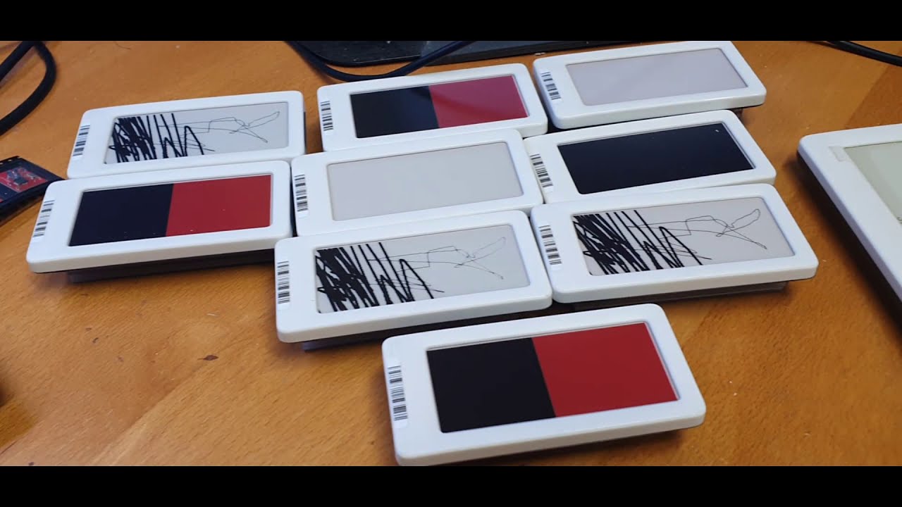 E-Paper Price Tags controlled via Arduino ESP32