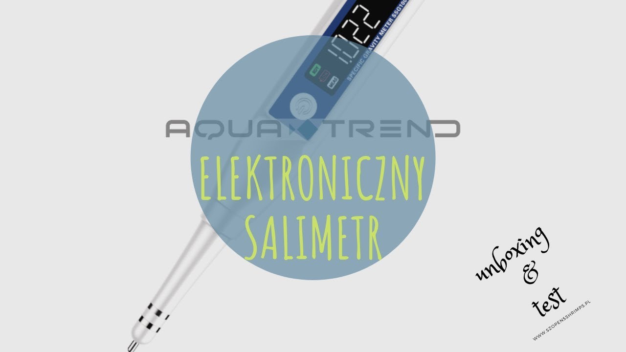 TEST - Elektroniczny salimetr / SM-01 / pomiar zasolenia / TDS