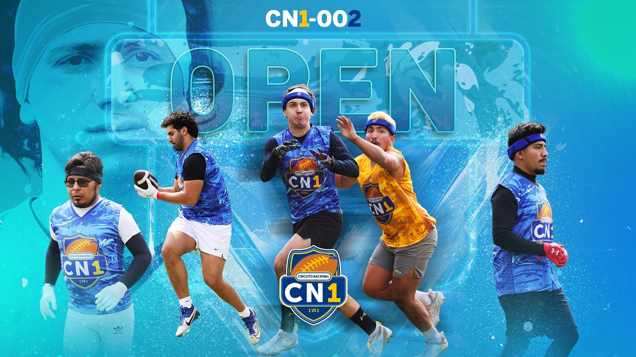 CN1 002 OPEN | Competencia Completa 1v1 Fútbol Americano | Circuito Nacional 1v1