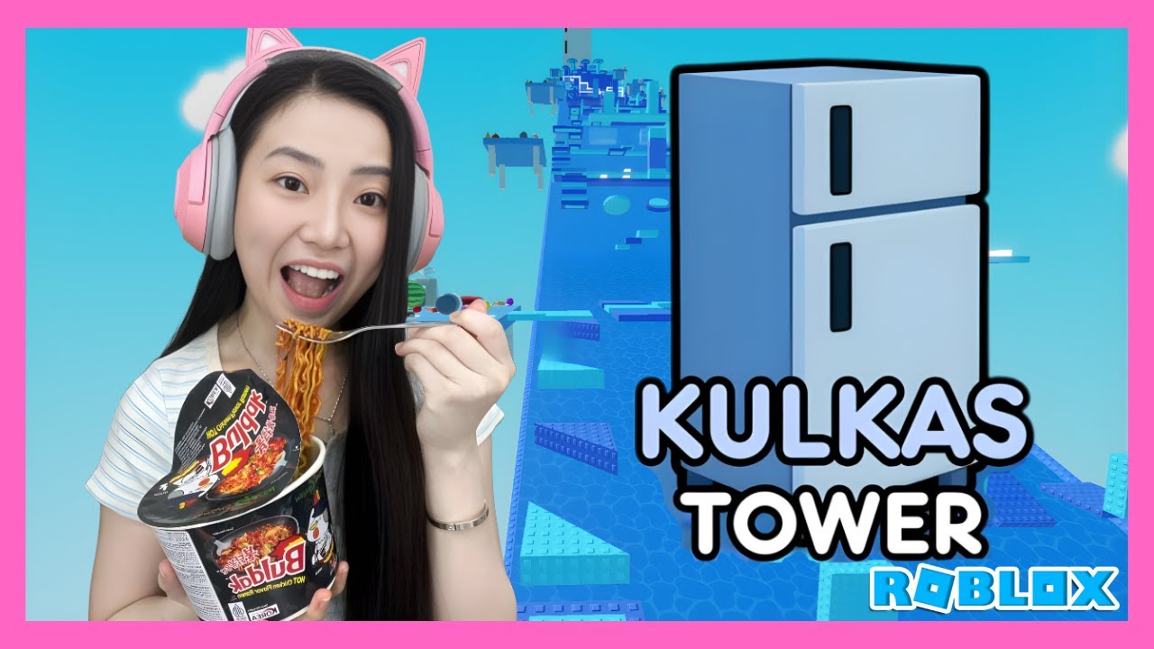 Challenge Makan Samyang Di Kulkas Tower - Roblox Indonesia