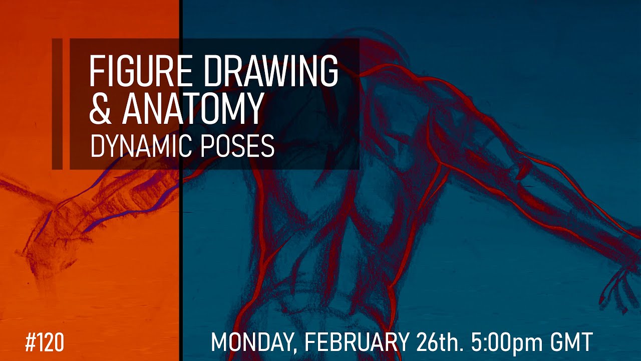 Figure Drawing & Anatomy - Dynamic Poses #120