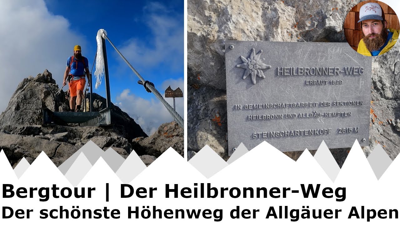 Der Heilbronner-Weg | Der schönste Höhenweg der Allgäuer Alpen | Bergtour |  T4 & I (UIAA)