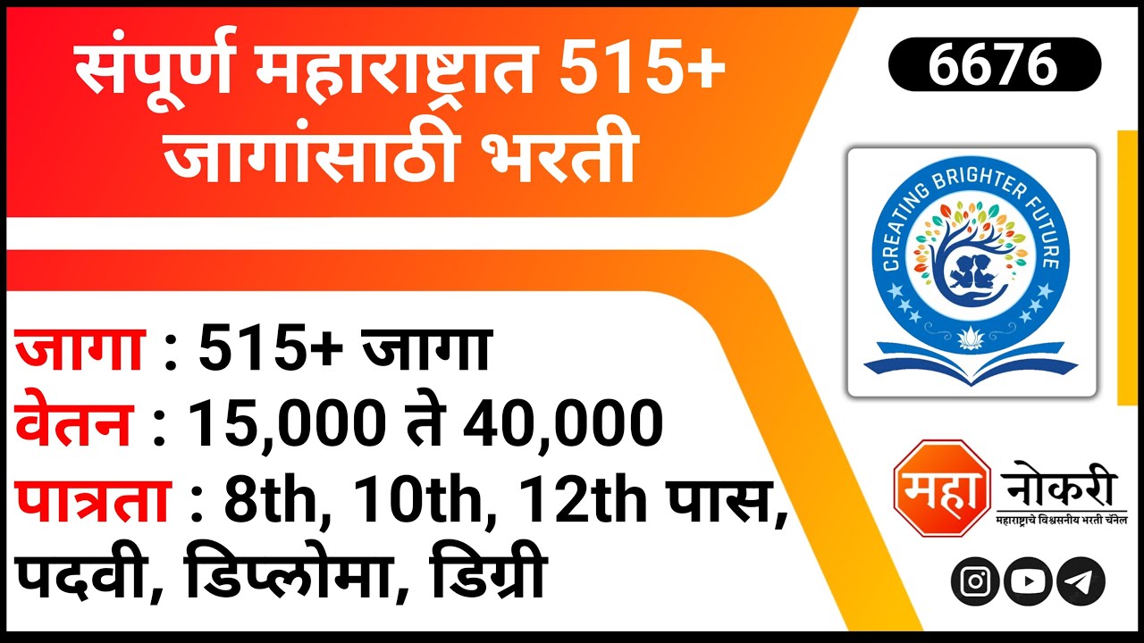 All Maharashtra Jobs | Pavitra Pranali Shikshak Bharti 2025 | The World School Washim Recruitment