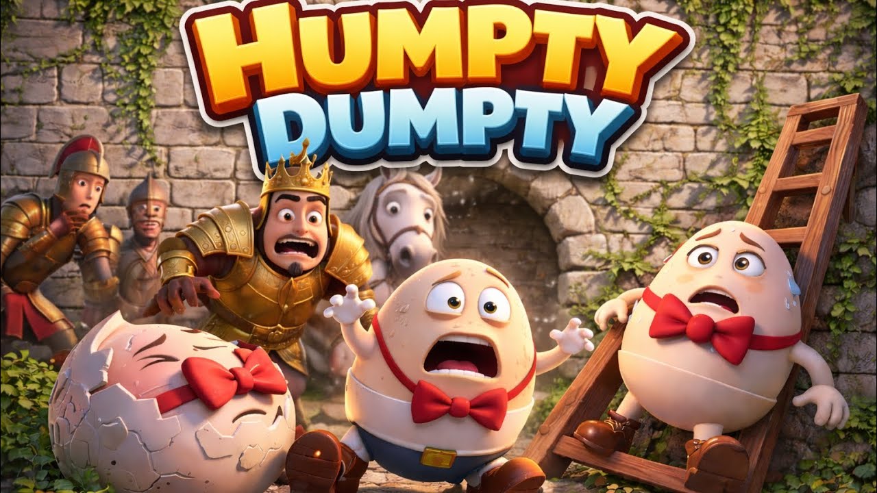 Humpty Dumpty’s BIG Fall! 🥚😱 | Most Fun 3D Nursery Rhyme for Kids | BotToonist #fantasy #cocomelon 