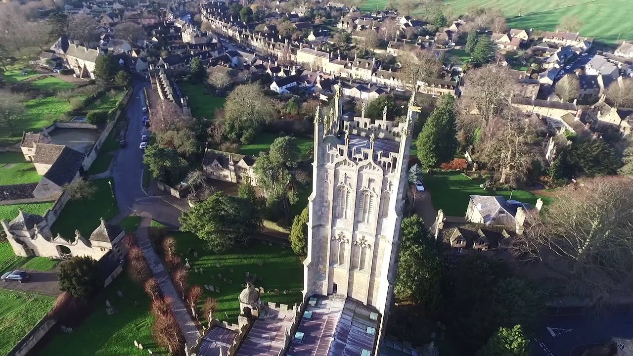 Aerial quadcopter video - Chipping Campden, Cotswolds