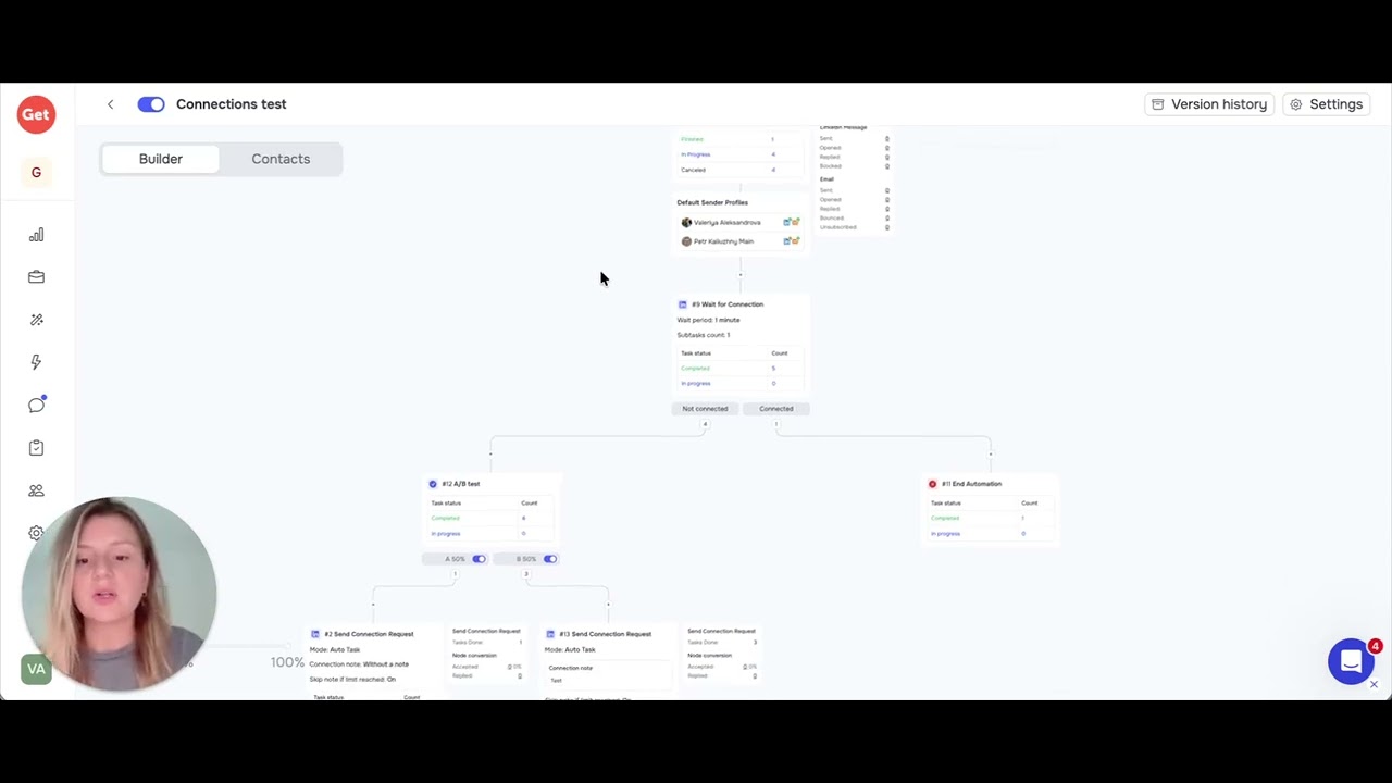 Understanding Task Management After Adding or Removing Sender Profiles in GetSales Automations