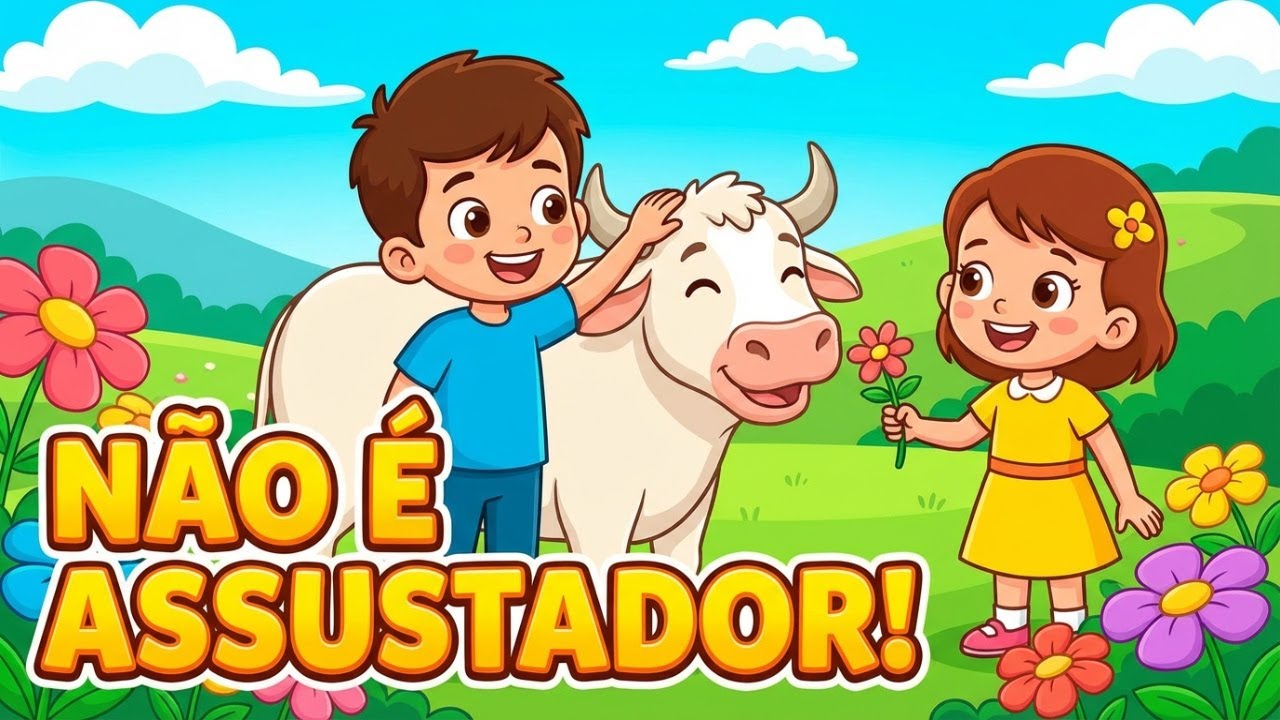Boi da Cara Branca Canção Infantil Animada  ABC da Selva